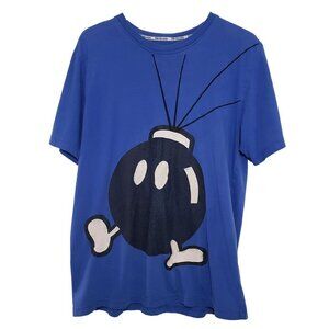 Vintage 90s Torrel Nintendo Limited Edition Super Mario World Blue Tee Mens M